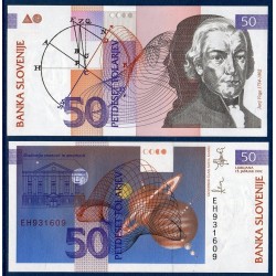 Slovénie Pick N°13a, Billet de banque de 50 Tollarjev 1992