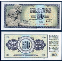 Yougoslavie Pick N°89, Billet de banque de 50 Dinara 1978-1981
