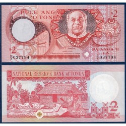 Tonga Pick N°32d, Billet de banque de 2 Pa'anga 1995