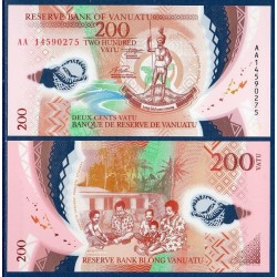 Vanuatu Pick N°14, Billet de banque de 200 Vatu 2014