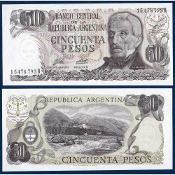 Argentine Pick N°301a, Billet de banque de 50 Pesos 1976