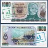 Argentine Pick N°320, Billet de banque de 1 Austral 1985
