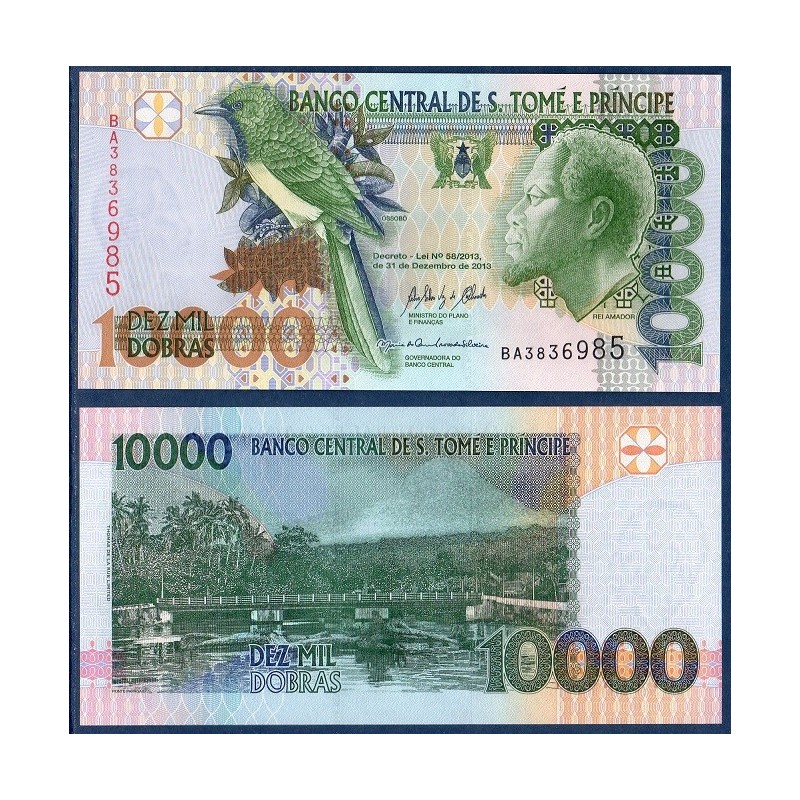 Sao Tomé et Principe Pick N°66a, Billet de banque de 10000 Dobras 1996