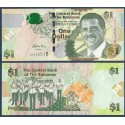 Bahamas P.71, neuf Billet de 1 dollar 2008 Lynden Pindling