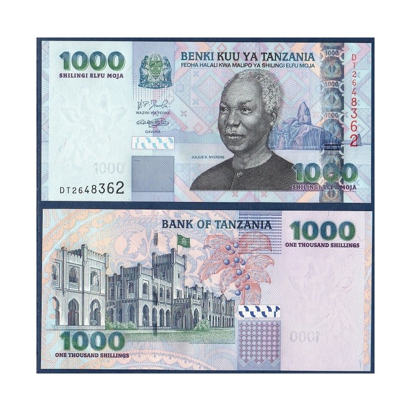 Tanzanie Pick N°36b, Billet de banque de 1000 shillings 2006