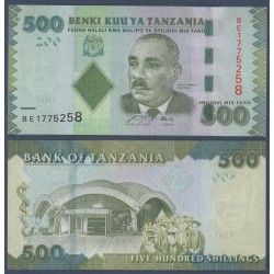 Tanzanie Pick N°40, Billet de banque de 500 shillings 2011