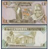 Zambie Pick N°24c, Billet de banque de 2 Kwacha 1980-1988