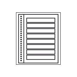 Feuilles 8 bandes Recto-Verso Duo-Supra
