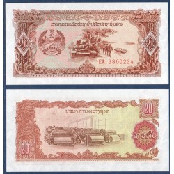 Laos Pick N°28r, Billet de banque de 20 Kip 1979
