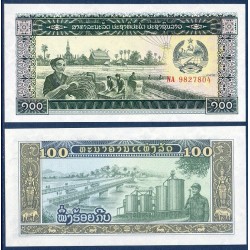 Laos Pick N°30, Billet de 100 Kip 1979