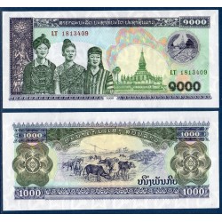 Laos Pick N°32Aa, Billet de banque de 1000 Kip 1998