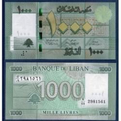 Liban Pick N°90b, Billet de banque de 1000 Livres 2011