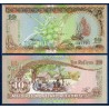 Maldives Pick N°19c, Billet de banque de 10 rufiyaa 2006