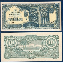 Malaisie Pick M7, Billet de banque de 10 dollars 1942-1944