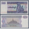Myanmar, Birmanie Pick N°71b, Billet de banque de 10 Kyats 1997