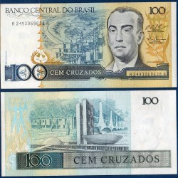 Bresil Pick N°211c, Billet de banque de 100 Cruzados 1987
