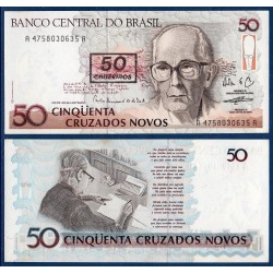 Bresil Pick N°223, Billet de banque de 50 Cruzeiros 1990