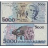 Bresil Pick N°232c, Billet de banque de 5000 Cruzeiros 1993