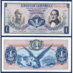 Colombie Pick N°404b, Billet de banque de 1 Peso oro 1961-1964