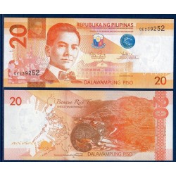 Philippines Pick N°206a, Billet de banque de 20 Piso 2010-2016