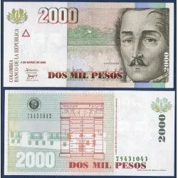 Colombie Pick N°451j, Billet de banque de 2000 Pesos 2005