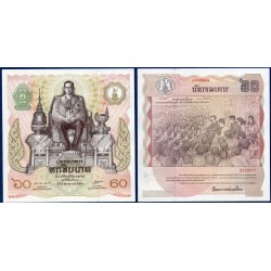 Thaïlande Pick N°93, Billet de banque de banque de 60 Bath 1987