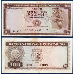 Timor Pick N°28, Billet de banque de 100 escudos 1963
