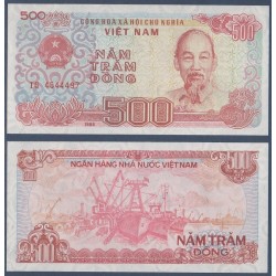 Viet-Nam Nord Pick N°101a, Billet de banque de 500 dong 1988-1989