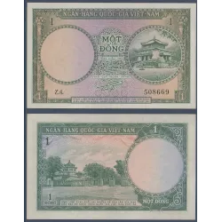 Viet-Nam Sud Pick N°1a, Billet de banque de 1 dong 1956