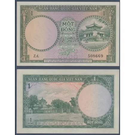 Viet-Nam Sud Pick N°1a, Billet de banque de 1 dong 1956