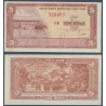 Viet-Nam Sud P.13a, neuf Billet de 5 dong 1955 buffle d'eau