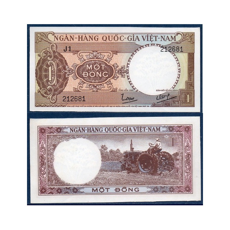 Viet-Nam Sud Pick N°15a, Billet de banque de 1 dong 1964