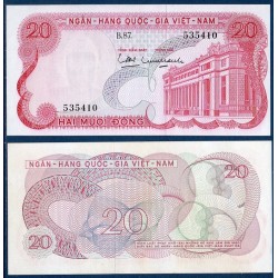 Viet-Nam Sud Pick N°24, Billet de banque de 20 dong 1969