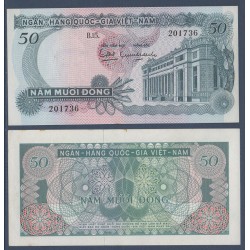 Viet-Nam Sud Pick N°25a, Billet de banque de 50 dong 1969