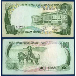 Viet-Nam Sud Pick N°31a, Billet de banque de 100 dong 1972