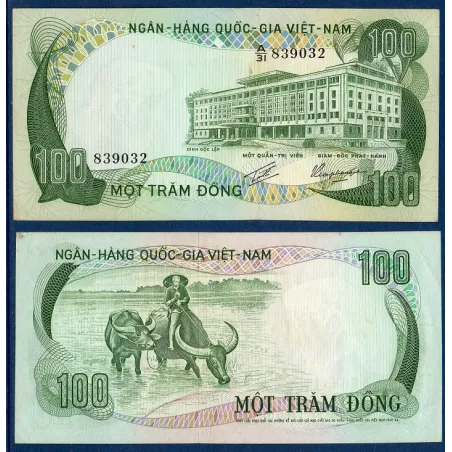 Viet-Nam Sud Pick N°31a, Billet de banque de 100 dong 1972