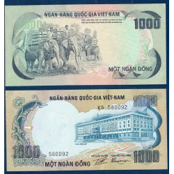 Viet-Nam Sud Pick N°34a, Billet de banque de 1000 dong 1972