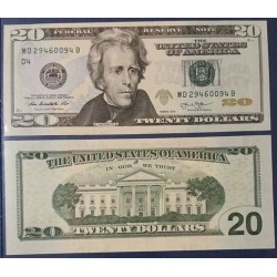 Etats Unis Pick N°541 Cleveland DC, Billet de banque de 20 Dollars 2013 Série D