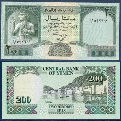 Yemen Pick N°29, Billet de banque de banque de 200 Rials 1996