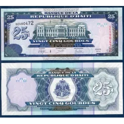 Haïti Pick N°266e, Billet de banque de 25 Gourdes 2014