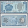 Venezuela Pick N°69, Billet de banque de 2 Bolivares 1989