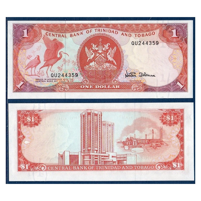 Trinité et Tobago Pick N°36d, Billet de banque de 1 Dollar 1985