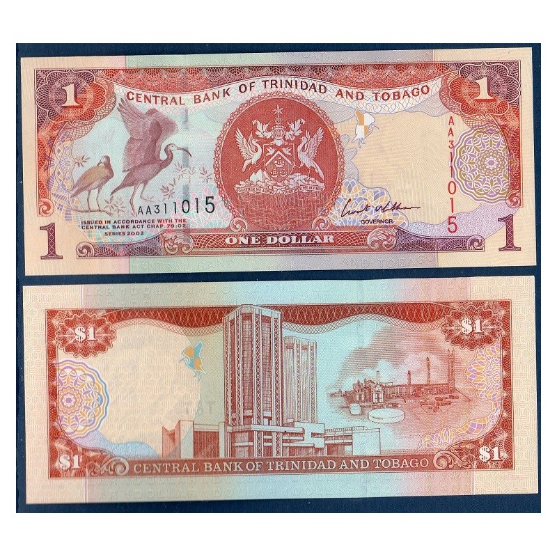 Trinité et Tobago Pick N°41, Billet de banque de 1 Dollar 2002