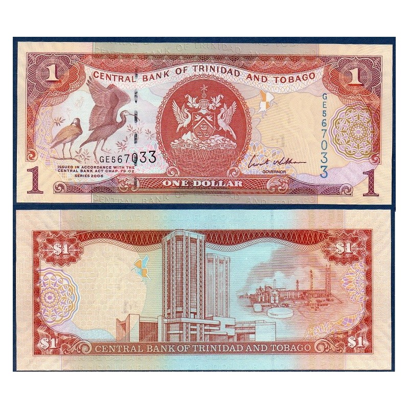 Trinité et Tobago Pick N°46, Billet de banque de 1 Dollar 2006