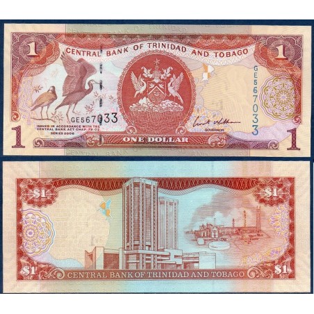 Trinité et Tobago Pick N°46, Billet de banque de 1 Dollar 2006