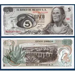Mexique Pick N°62b, Billet de Banque de 5 pesos 1971