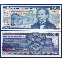 Mexique Pick N°73, Billet de Banque de 50 pesos 1981