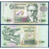 Uruguay Pick N°86a, Billet de banque de 20 Pesos 2008-2011