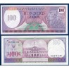 Suriname Pick N°128b, Billet de banque de 100 Gulden 1985