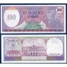 Suriname Pick N°128b, Billet de banque de 100 Gulden 1985
